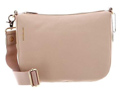 Mandarina Duck Mellow Leather Hobo, Kobieta, Lamb's Wool