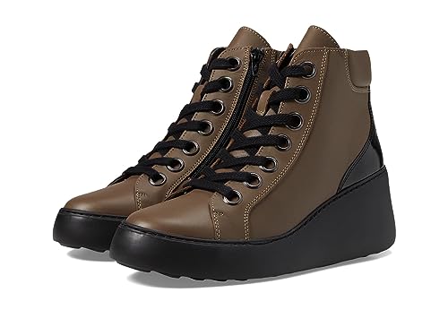 Fly London Damskie botki DICE468FLY, kolor taupe (czarna podeszwa), 40 EU, Taupe czarna podeszwa, 40 EU