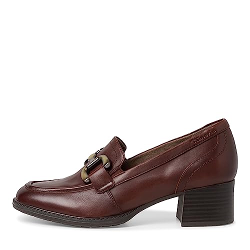 Tamaris Comfort Damskie 8-84309-41 wygodne buty do wielu różnych zastosowań, wygodne buty damskie z łańcuszkiem, buty na co dzień, biznesowe czółenka, chestnut, 41 EU Weit