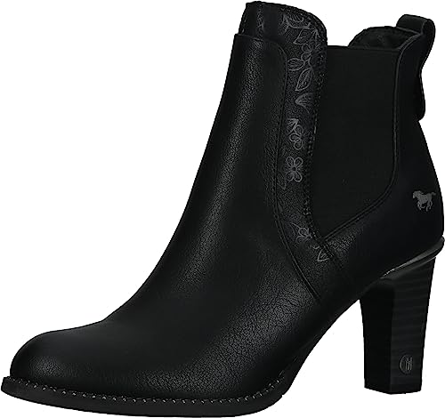 Mustang Damskie botki 1470-511, czarny, 37 EU
