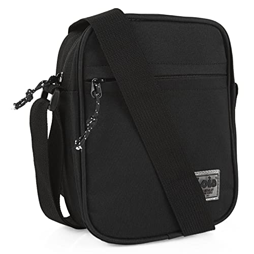 Lois - Torba męska - Torby męskie na ramię - Torby męskie dla mężczyzn Torba crossbody z wodoodpornego materiału - Torby męskie dla mężczyzn Ramię dla mężczyzn z regulowanym paskiem - Mała torba dla