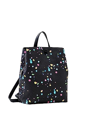 Desigual Women's Back_SPLATTER23 Sumy, Black, One Size, czarny, jeden rozmiar