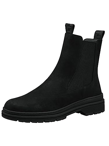 Tamaris Damskie botki 1-1-25436-41, czarny, 40 EU