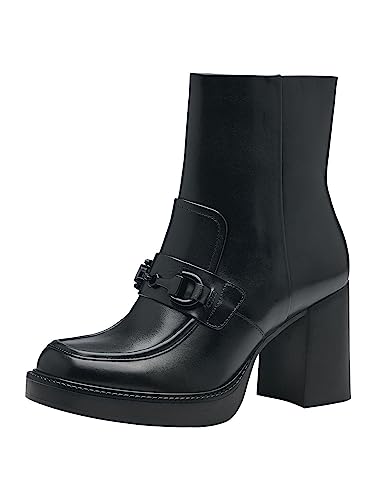 Tamaris Damskie botki 1-1-25358-41, czarny, 39 EU