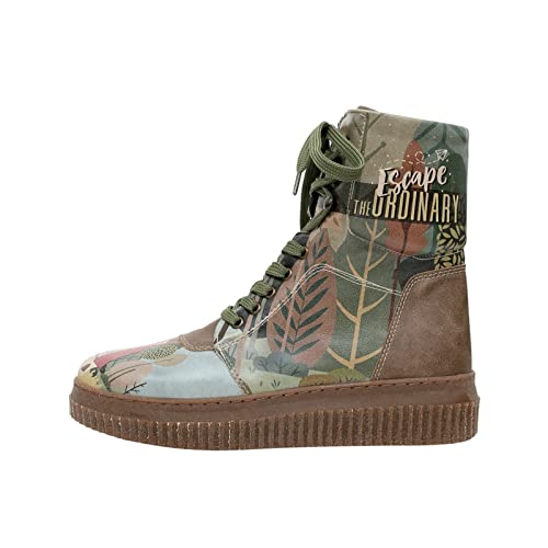 DOGO Vegan Future Boots botki damskie - Escape The Ordinary, wielokolorowa, 40 EU