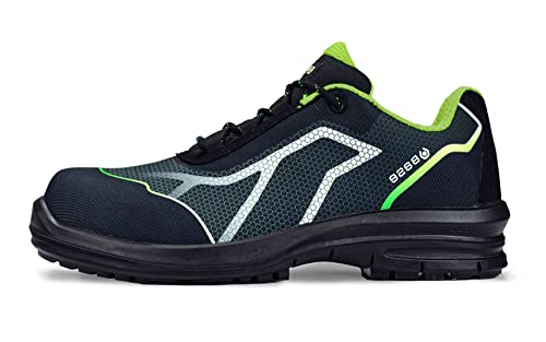 Base Protection, Oren buty ochronne dla mężczyzn i kobiet, czarne i zielone, rozmiar 39