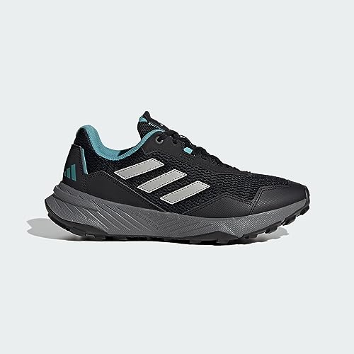 adidas Tracefinder damskie trampki do biegania w terenie, Rdzeń czarny szary dwie miętowe tony, 43 1/3 EU