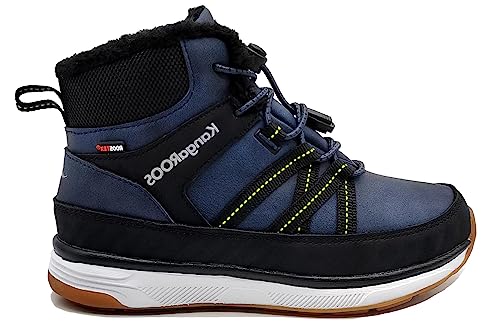 KangaROOS K-WB Loma RTX Śniegowce, dk Navy/Lime, 34 EU, Dk Navy Lime, 34 EU
