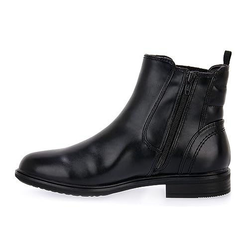 Jana Damskie buty Softline 8-25368-41, wygodne, uniwersalne, klasyczne, wsuwane, buty na co dzień, kozaki Chelsea, czarny, 37 EU Weit