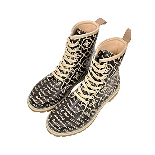 DOGO Damskie długie kozaki, modne kozaki, wielokolorowe, rozmiar 37 EU, wielokolorowa, 37 EU