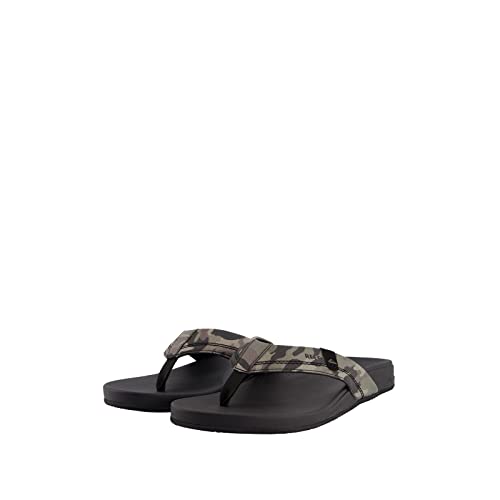 Reef Klapki męskie Cushion Spring, czarny Camo Black, 43 EU
