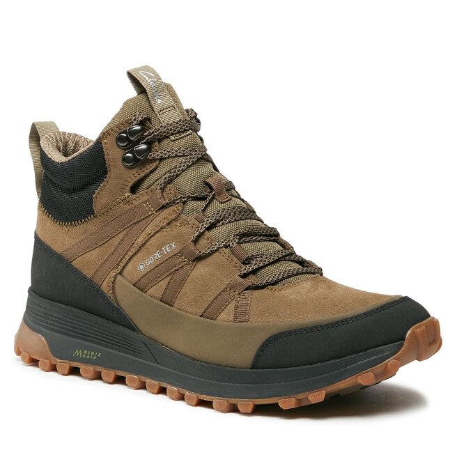 Trekkingi Clarks ATLTrekRiseGtx GORE-TEX 261726927 Dark Olive Suede