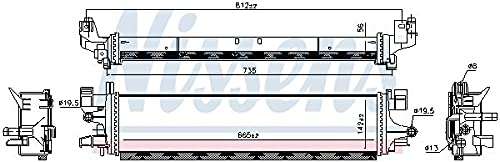 NISSENS Chłodnica układ chłodzenia silnika 606162
