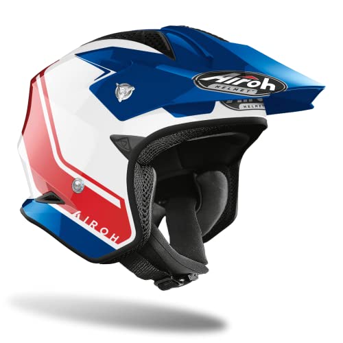 Airoh CASCO TRR S KEEN BLUE/RED GLOSS XS