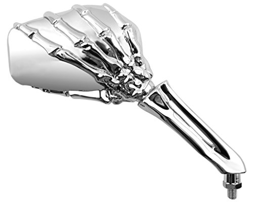 Vicma Lustro Uniwersalne M10 Prosty, Srebrny