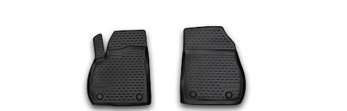 Dopasowane dywaniki samochodowe ELEMENT 3D zaprojektowane do Opel Zafira, 2012-> 7 siedzeń, 1 rząd, 2-częściowy