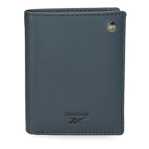 Reebok Switch Portfolio pionowe z portfelem Niebieski 8,5x10,5x1 cms Skóra, niebieski, Talla única, Portfolio pionowe z toreb