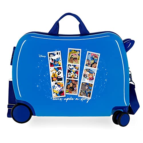 Disney 100 Once Upon a Story Walizka dziecięca, niebieski, Talla única, walizka dziecięca