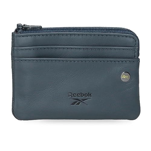 Reebok Switch Portfel Niebieski 11x7x1,5 cms Skóra, niebieski, Talla única, portmonetka