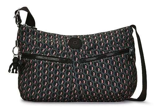 Kipling IZELLAH torby na ramię, 33 x 12 x 23, 3D K różowe (czarne), czarny, Einheitsgröße, Izellah