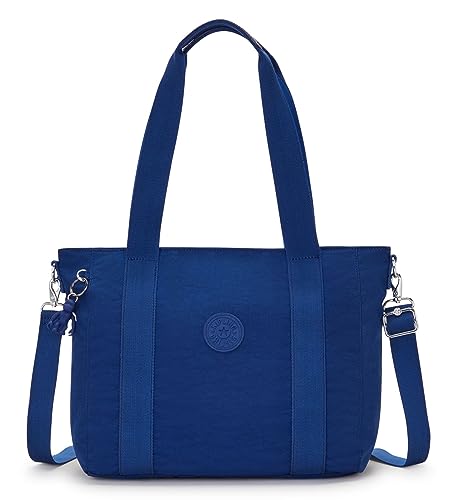 Kipling ASSENI S mała torba do przenoszenia (ze zdejmowanym paskiem na ramię), 40 x 28 x 14, niebieska (Deep Sky Blue), Deep Sky Blue, s, ASSENI S