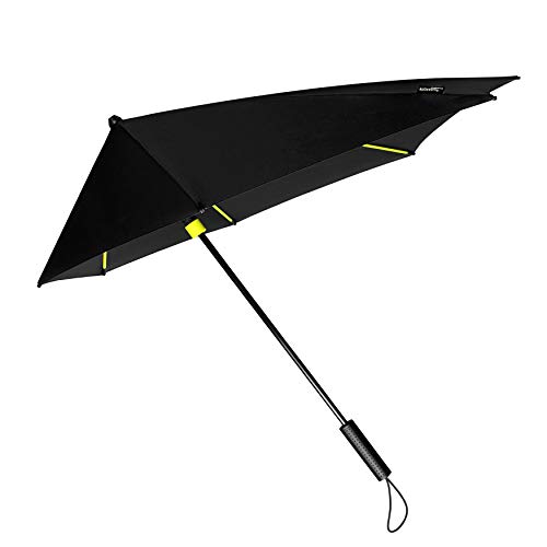 STORMaxi Parasol burzowy - aerodynamiczna wiatroszczelna - łatwa odporność na wiatry do 150 km/h, YELLOW FRAME, duża, parasol z wędkami, YELLOW FRAME, grand, Parasol z wędkami