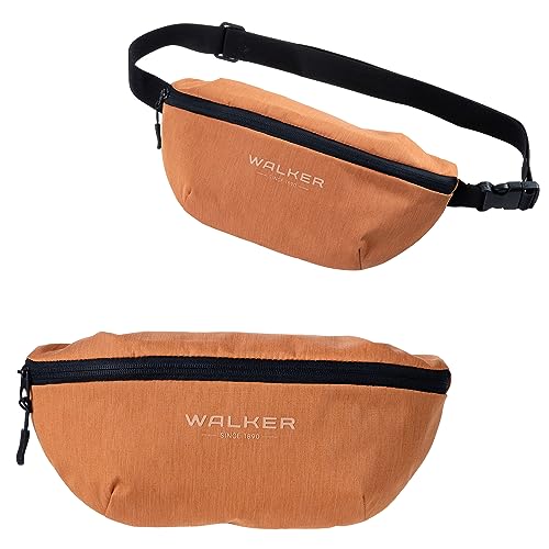Walker 42172-026 - Lifestylowa torba na pasek Finn Coconut z główną komorą zapinaną na zamek i regulowanym paskiem na ramię, wodoodporna, ok. 3 l pojemności