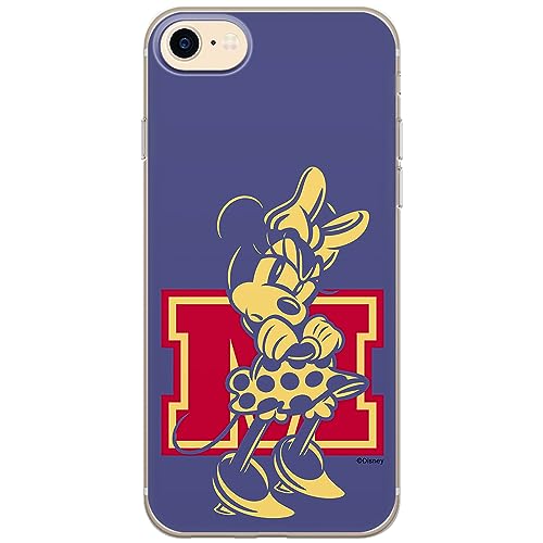 ERT GROUP etui na telefon Iphone 7/8/ SE 2/ SE 3, case oryginalny i oficjalnie licencjonowany przez Disney, wzór Minnie 072, optymalnie dopasowane, plecki z TPU