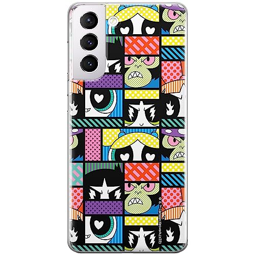 ERT GROUP etui na telefon Samsung S21 PLUS, case oryginalny i oficjalnie licencjonowany przez The Powerpuff Girls, wzór The Powerpuff Girls 027, optymalnie dopasowane, plecki z TPU