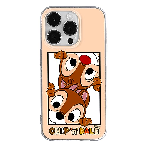 ERT GROUP etui na telefon Iphone 14 PRO, case oryginalny i oficjalnie licencjonowany przez Disney, wzór Chip & Dale 005, optymalnie dopasowane, plecki z TPU