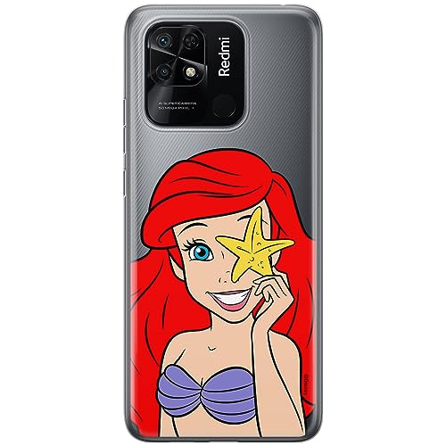 ERT GROUP etui na telefon Xiaomi REDMI 10C, case oryginalny i oficjalnie licencjonowany przez Disney, wzór Ariel 009, optymalnie dopasowane, plecki z TPU częściowo przeźroczyste