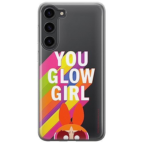 ERT GROUP etui na telefon Samsung S23, case oryginalny i oficjalnie licencjonowany przez The Powerpuff Girls, wzór The Powerpuff Girls 042, optymalnie dopasowane, plecki z TPU częściowo przeźroczyste