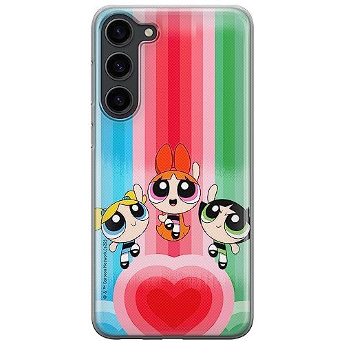 ERT GROUP etui na telefon Samsung S23, case oryginalny i oficjalnie licencjonowany przez The Powerpuff Girls, wzór The Powerpuff Girls 036, optymalnie dopasowane, plecki z TPU