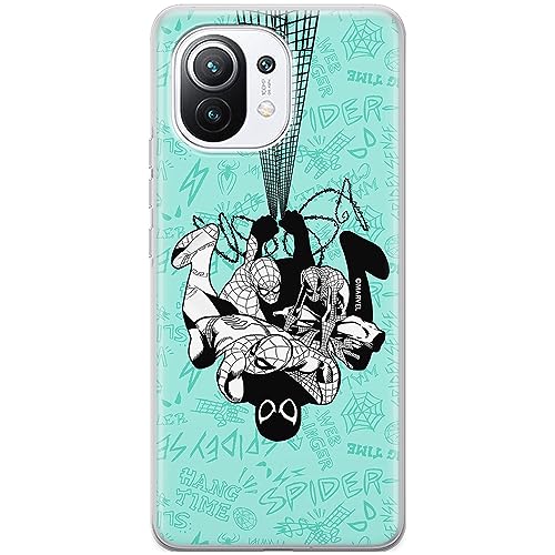 ERT GROUP etui na telefon Xiaomi 11, case oryginalny i oficjalnie licencjonowany przez Marvel, wzór Spider Man 043, optymalnie dopasowane, plecki z TPU
