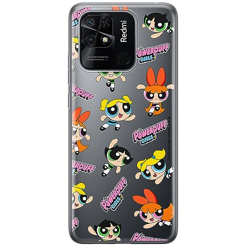 ERT GROUP etui na telefon Xiaomi REDMI 10C, case oryginalny i oficjalnie licencjonowany przez The Powerpuff Girls, wzór The Powerpuff Girls 028, plecki z TPU częściowo przeźroczyste