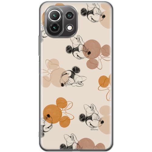 ERT GROUP etui na telefon Xiaomi 11 LITE 4G / 11 LITE 5G, case oryginalny i oficjalnie licencjonowany przez Disney, wzór Minnie 075, optymalnie dopasowane, plecki z TPU