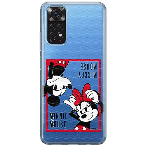 ERT GROUP etui na telefon Xiaomi REDMI NOTE 11 5G/11S 5G/11T 5G/POCO M4 PRO 5G, case oryginalny i oficjalnie licencjonowany przez Disney, wzór Mickey & Minnie 019, plecki z TPU częściowo przeźroczyste