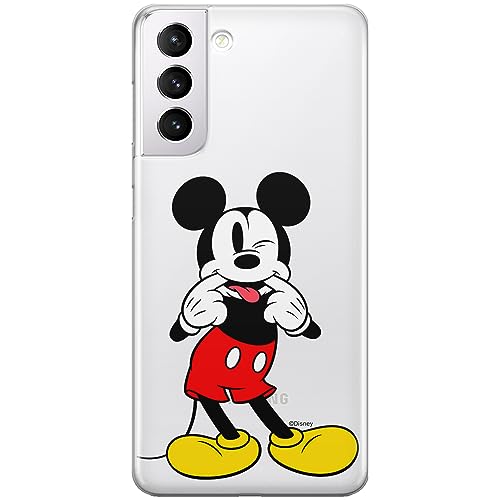 ERT GROUP etui na telefon Samsung S21 PLUS, case oryginalny i oficjalnie licencjonowany przez Disney, wzór Mickey 053, optymalnie dopasowane, plecki z TPU częściowo przeźroczyste
