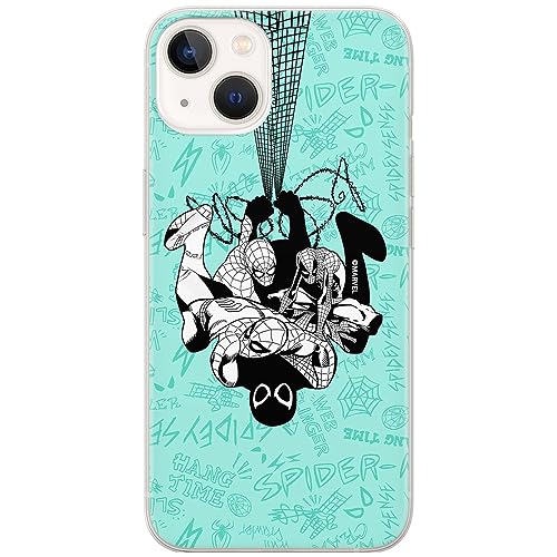 ERT GROUP etui na telefon Iphone 13, case oryginalny i oficjalnie licencjonowany przez Marvel, wzór Spider Man 043, optymalnie dopasowane, plecki z TPU