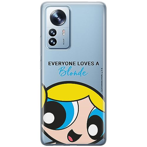 ERT GROUP etui na telefon Xiaomi 12 / 12X, case oryginalny i oficjalnie licencjonowany przez The Powerpuff Girls, wzór The Powerpuff Girls 012, plecki z TPU częściowo przeźroczyste