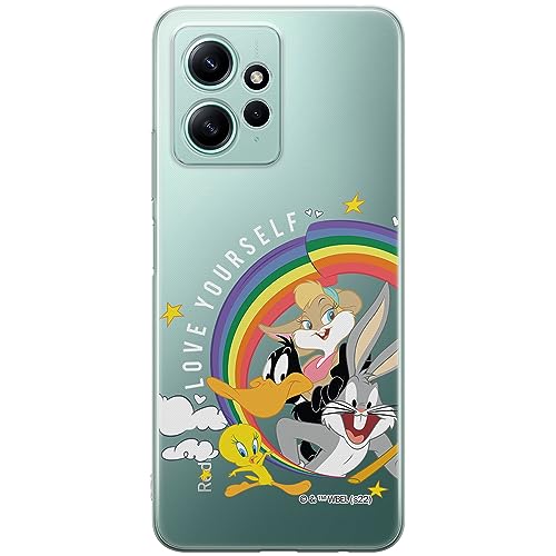 ERT GROUP etui na telefon Xiaomi REDMI NOTE 12 4G, case oryginalny i oficjalnie licencjonowany przez Looney Tunes, wzór 016, optymalnie dopasowane, plecki z TPU częściowo przeźroczyste