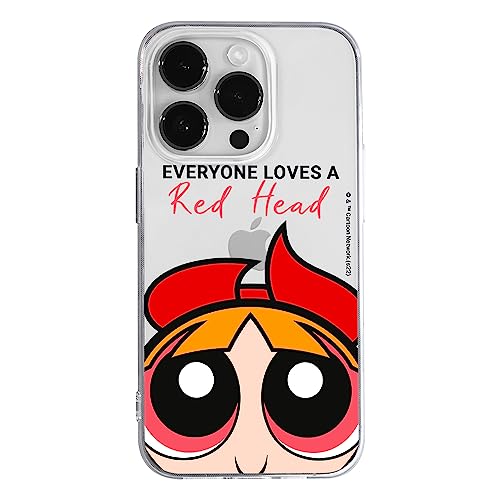 ERT GROUP etui na telefon Iphone 14 PRO, case oryginalny i oficjalnie licencjonowany przez The Powerpuff Girls, wzór The Powerpuff Girls 011, plecki z TPU częściowo przeźroczyste