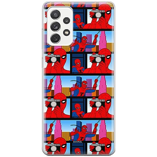 ERT GROUP etui na telefon Samsung A33 5G, case oryginalny i oficjalnie licencjonowany przez Marvel, wzór Spider Man 038, optymalnie dopasowane, plecki z TPU