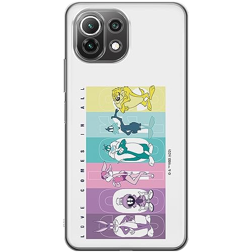 ERT GROUP etui na telefon Xiaomi 11 LITE 4G / 11 LITE 5G, case oryginalny i oficjalnie licencjonowany przez Looney Tunes, wzór 015, optymalnie dopasowane, plecki z TPU