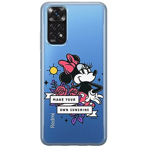 ERT GROUP etui na telefon Xiaomi REDMI NOTE 11T/ 11S 5G/ POCO M4 PRO 5G, case oryginalny i oficjalnie licencjonowany przez Disney, wzór Minnie 073, plecki z TPU częściowo przeźroczyste