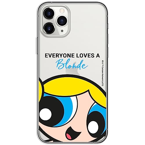 ERT GROUP etui na telefon Iphone 11 PRO, case oryginalny i oficjalnie licencjonowany przez The Powerpuff Girls, wzór The Powerpuff Girls 012, plecki z TPU częściowo przeźroczyste