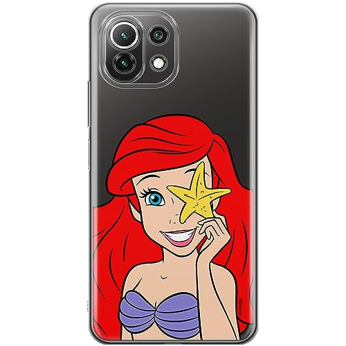 ERT GROUP etui na telefon Xiaomi 11 LITE 4G / 11 LITE 5G, case oryginalny i oficjalnie licencjonowany przez Disney, wzór Ariel 009, optymalnie dopasowane, plecki z TPU częściowo przeźroczyste