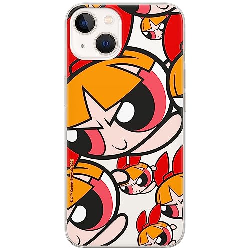 ERT GROUP etui na telefon Iphone 13, case oryginalny i oficjalnie licencjonowany przez The Powerpuff Girls, wzór The Powerpuff Girls 010, optymalnie dopasowane, plecki z TPU częściowo przeźroczyste