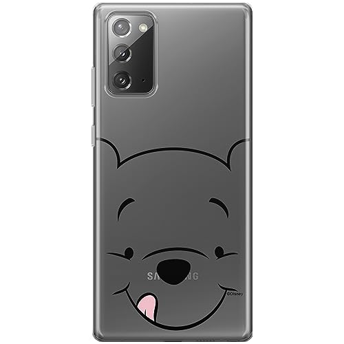 ERT GROUP etui na telefon Samsung GALAXY NOTE 20, case oryginalny i oficjalnie licencjonowany przez Disney, wzór Winnie the Pooh & Friends 045, plecki z TPU częściowo przeźroczyste
