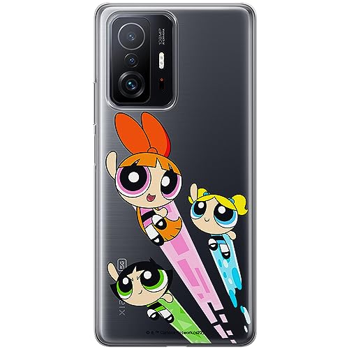 ERT GROUP etui na telefon Xiaomi 11T 5G / 11T PRO 5G, case oryginalny i oficjalnie licencjonowany przez The Powerpuff Girls, wzór The Powerpuff Girls 032, plecki z TPU częściowo przeźroczyste